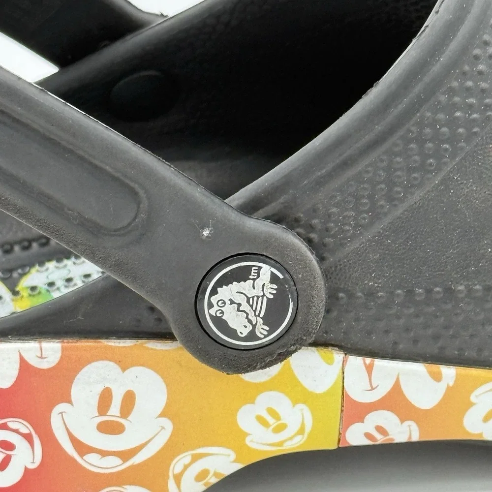 Crocs Classic Disney Mickey Mouse Rainbow Celebration Clogs Size 3
